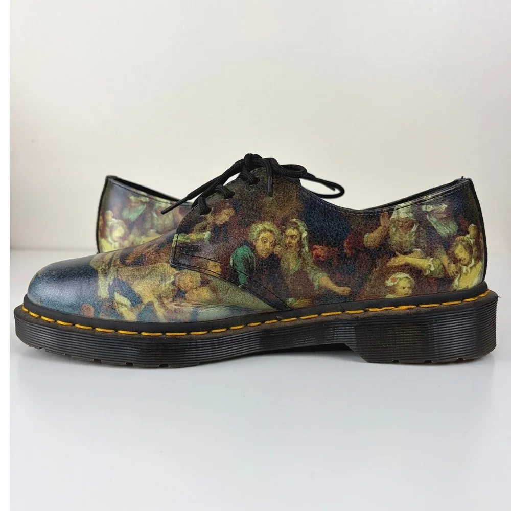 Dr Martens 1461 Hogarth Renaissance Art Oxford Shoes M9 W10 14583102 Box